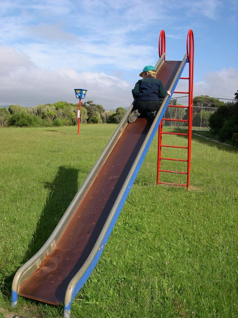 playground, slide, children's playground, to play, children, meadow, child's play, game, slide, slide, slide, slide, slide